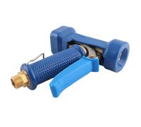 Generic High Pressure Kitchen Spray Nozzle Efficient Water Sprayer for Hotel Restaurant G1/2in Copper Rubber Blue 2.4" 1pc (C Blue Gusset Spray Gun (4 Points Outer Teeth)
