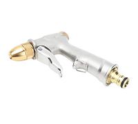 Generic High Pressure Metal Handheld Water Nozzle for Garden Car Washing,Adjustable Sprayer Modes for Watering, Zinc Alloy + Brass
