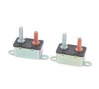 Generic High Sensitivity Auto Reset Circuit Breaker for 12V 24V Vehicles Easy Installation for ATVs Yachts 2 Units (40A)