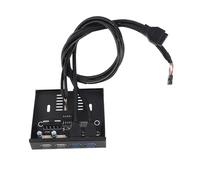 Generic High Speed 3.5 Inch Front Panel USB3.0 Hub Stable Safe Internal Combo Bracket Adapter for PC Desktop, Easy To Use for Vista Iron, PCB