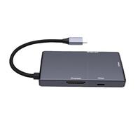 Generic High Speed 5 in 1 Card Reader Hub for Outdoor Filming Multi Port Adapter Aluminum Alloy 10Gbps