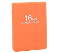 Generic High Speed Game Memory Card 16MB Memory Save Card for 2, Durable ABS Material, Portable Game for (Orange)