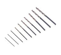 Generic High Speed Steel Mini Twist Drill Bit Set for Efficient Drilling, 10pcs HSS Drill Bits for Wood Carving Hole Punching Beeswax Walnut, for DIY Enthusiasts