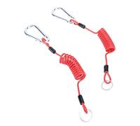 Generic High Strength 4FT Trailer Emergency Breakaway Cable Weatherproof Spring Towing Wire Secure Installation for RV Trailer Boats