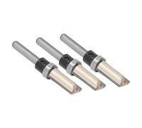 Generic High Strength Double Flute Flush Trim Router Bit Set for Woodworking Projects Tungsten Steel 3 Pcs 1/4 X 1/2 X Inch