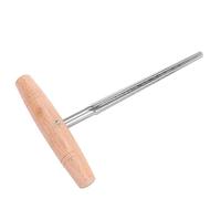 Generic High Strength End Pin Hole Reamer Strap Drill Bit for Guitar DIY Enthusiasts, Wooden Handle & Plastic Sleeve, 1cm Tuning Peg Punch
