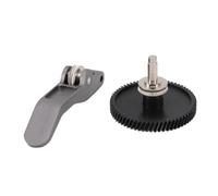 Generic High Strength Extruder Gear Kit with Aluminum Alloy Handle Replacement Part for Lab A1 A1 Mini 3D Printed Double Bearing Gear for Smooth Transfer