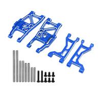 Generic High Strength Front Rear Upper Lower Suspension Arms for 1/10 MAXX 2.0 RC Car Aluminum Alloy 2 Pack (Dark Blue)