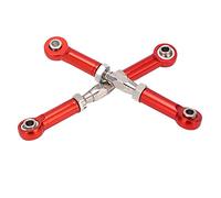 Generic High Tensile Strength Front Sway Bar Kit for 1/7 Remote Control Car 2.7in Arms Replacement (Red)