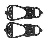 Generic High Traction Anti Slip Ice Snow Grips, 8 Steel Spikes Crampons, Walk Traction Cleats for Shoes (M)