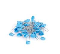 Generic High Voltage Ceramic Capacitor Set Compact 0.1uF 100nF Blue 50pcs for Electronic Professionals or Enthusiasts