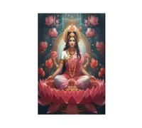 Generic Hindu God Mural, Indian Goddess, Lakshmi, Poster, Wall Art, Living Room, Bedroom