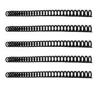 Generic Hinge and Black 5pcs - Hole Plastic for Loose-Leaf Notebook in Book Making, Cuttable DIY Suitable Binding Loose-Leaf Papers in Office or School Supplies