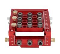 Generic Hinge Drill Jig Adjustable Woodworking Tool for Efficient Cabinet Door Drilling with Aluminum Alloy Construction