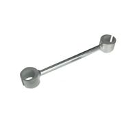 Generic Hinges Adjusting Wrench Door Hinge Repair Spanner Adjustable Wrench Tool Steel Portable Hand Tool for Round Bolt Standard Gauge Repair Suitable Fo, L