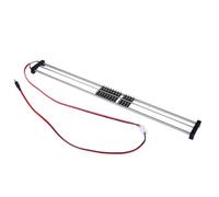 Generic HO Scale Model Train Treadmill Track, 50CM 1:87 Model Train Track with Connecting Line, DIY Accessories, Durable Stainless Steel Copper Bearings (6 Pcs)