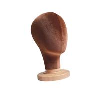 Generic Holder Mannequin Head for Desktop Use, Freestanding Display Stand for Hats in Beauty Shops, Brown