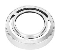 Generic Hollow Metal Lens Hood Beautiful Design Detachable for Fuji /X20/X30 Alloy 52mm 1PC (Silver)