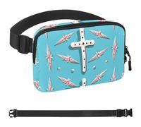 Generic Holy Easter Cross Unisex Style Fanny Pack: Fashion Waist Packs, Crossbody Bags Sport Slim Fashionable for Jogging Hiking Hiker Woman Man, 1.5x9.0x5.9in/4x23x15cm, Multicolor,