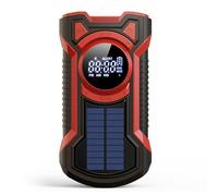 Generic Home Emergency NOAA Weather Radio - 5000mAh Backup Charger with Flashlight, 5.3 Speaker, Solar/Hand Crank Power for Family Disaster Prep & Daily Use
