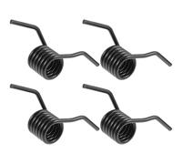 Generic Horizontal Jack Return Spring 4Pcs Heavy Duty Steel Spring Rods Black for Floor Jack Spare Parts