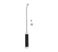 Generic Horn Dent Repair Tool Alloy Stainless Steel Fixer Comfortable Handle for Trumpets Trombones and Saxophones 1 Repair Tool 2 Metal Balls (Metal Handle)
