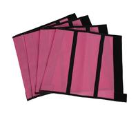 Generic Horse Fly Boots, Horse Fly Gaiters, Fine Mesh, Tear Resistant, 4 Pieces for Outdoor (Rose Red)