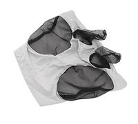 Generic Horse Mesh Fly Mask Breathable Elastic for Equestrian Equipment, Adequate Protection for and Radiation, Suitable for All Horses, Knitted Fabric, 17.3x14.2in (Gray)