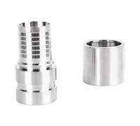 Generic Hose Cam and Groove Coupler Durable 304 Stainless Steel E Type Male Quick Connector for Hydraulic Systems 1.5 Inch