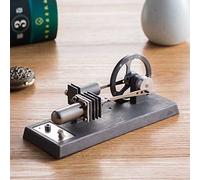 Generic Hot Air Stirling Engine Model Zinc Alloy Bracket Toy, Durable Stainless Steel Heating Head, DIY Mechanical Learning Engine for Kids Entertainment