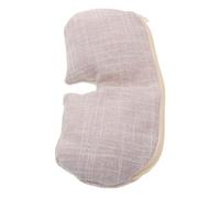Generic Hot Compress Eye Mask Mineral Salt Cloth Material for Sleeping Provides Relief for Bags under The Eyes Soothing Heat Therapy Beige Colour