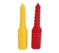 Generic Hot Dog Bun Drill 2pcs Leakproof Puncher for Effortless Topping Insertion and Mess-Free Eating Pink Yellow