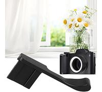 Generic Hot Shoe Camera Thumb Up Grip Aluminum Alloy Lightweight Secure Grip for Fuji X-pro2 X100T Mirrorless Cameras Black Red 54x22x8 Mm (Black)