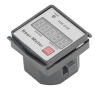 Generic Hour Meter Digital Display Timer High Accuracy 0-999.99 Hours for Industrial Use Lightweight ABS 48x48mm