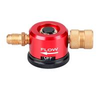 Generic HVAC Nitrogen Purge Kit - Brass Tool w/Regulator, 50 PSI Inlet, 200 PSI Limit, Dual 1/4" SAE Fittings, Flow Switch, Compact Design for Welding & Purging