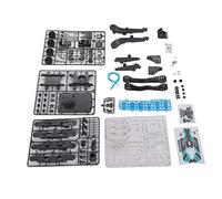 Generic Hydraulic DIY Assembled Crawler Engineering Vehicle Toy for Kids, for Learning and Parent-child Bonding, Plastic Material, Over 8 Years Old (Dozer)