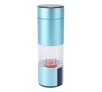Generic Hydrogen Generator Water Cup, Hydrogen Water Bottle 230ml Detachable Magnetic Charging Interface with LED Indicator for Home (Light Blue)
