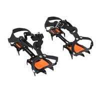Generic Ice Gripper 10-Tooth Snow Crampons with Adjustable Claw Length, Portable and Wear-Resistant Climbing Crampons for Hiking Boots