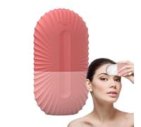 Generic Ice Mold for Face,Food Grade Cooling Face Ice Roller Silicone | Beauty Facial Rollers, Silicone Face Massage Skincare Tool for Face Eye Puffiness, Brighten Skin, Shell Pattern - Pink
