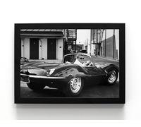Generic Iconic Steve McQueen A5 Framed Art Print - Classic Car Movie Picture