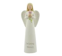 Generic In Loving Memory Someone Special Angel With Rose Flower Heart Memorial Grave Ornament Plaque