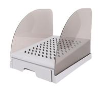 Generic Increased Cat Sprinkle Slope, Adjustable Height Easy to Clean Cat Litter Slope Anti -tracking for Pet (Milk Tea Color)