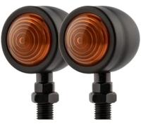 Generic Indicator Light Motorcycle 1 Pair of Motorcycle Tuning Parts School Single Wire Round Front Light Indicator Flashing Headlight 12v