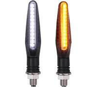 Generic Indicator Light Motorcycle 2pcs Motorcycle Light E11 Mark Built Relay 335smd Turn Signals Indicator Flashing Light Blinker Universal M10 Bolt