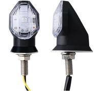 Generic Indicator Light Motorcycle 2pcs Motorcycle Universal Led Lights Motorcycle Mini Indicators Blinkers Flashers Amber Color Motorbike Accessories