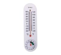 Generic Indoor/Outdoor Thermometer Hygrometer - Temperature & Humidity Meter for Greenhouse, Home, Office