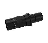 Generic Industrial Camera C Mount Lens 180X Zoom Monocular Objective for VGA USB Video Microscopes Durable Aluminum Alloy Design 1 Piece