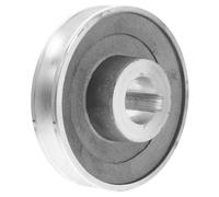 Generic industrial sewing machine clutch pulley air compressor accessories 24mm bore single groove aluminum silver slow speed down motor pulley
