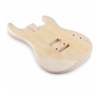 Generic Industrial Wood Guitar Body Blank With Classic Double Contours Pre Drilled Mounts And Neck Pocket Unfinished Poplar For Complete Customization suitable for luthiers repairs home workshops
