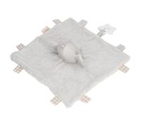 Generic Infant Security Blanket Elephant Teething Teether Blanket, Soft Touch Tactile Toy for Baby Development, Helps Baby Sleep Soundly, Approx. 12.6 X 13.8 X 2.8in